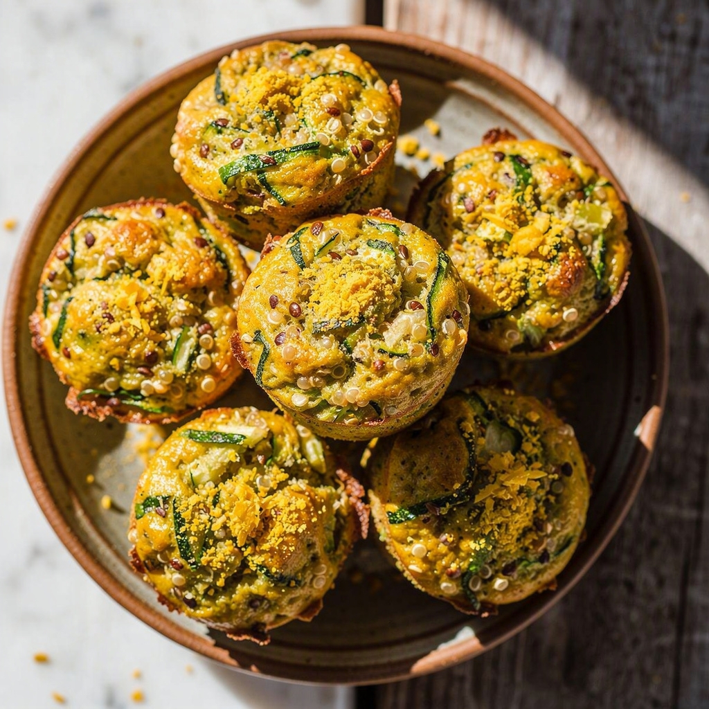 Quinoa Zucchini Frittata Muffins