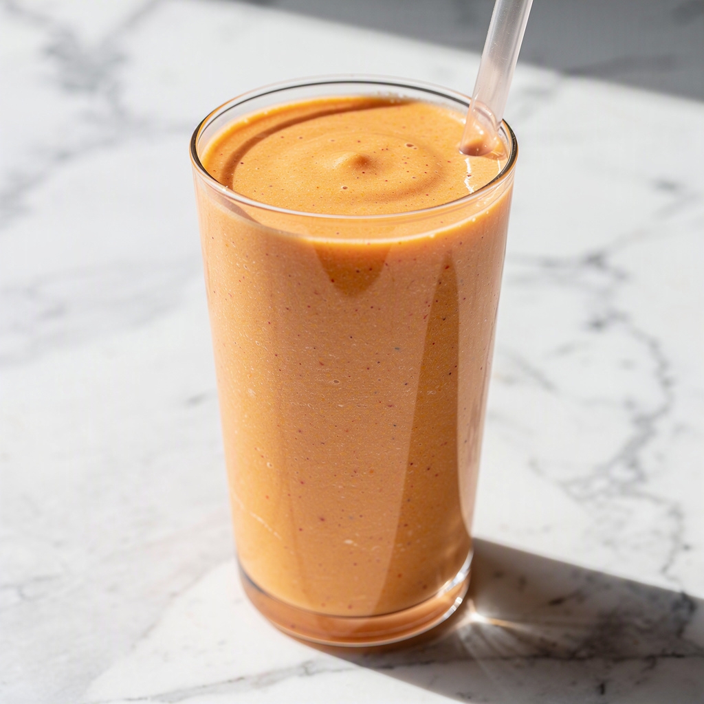 Peach–Spinach Smoothie