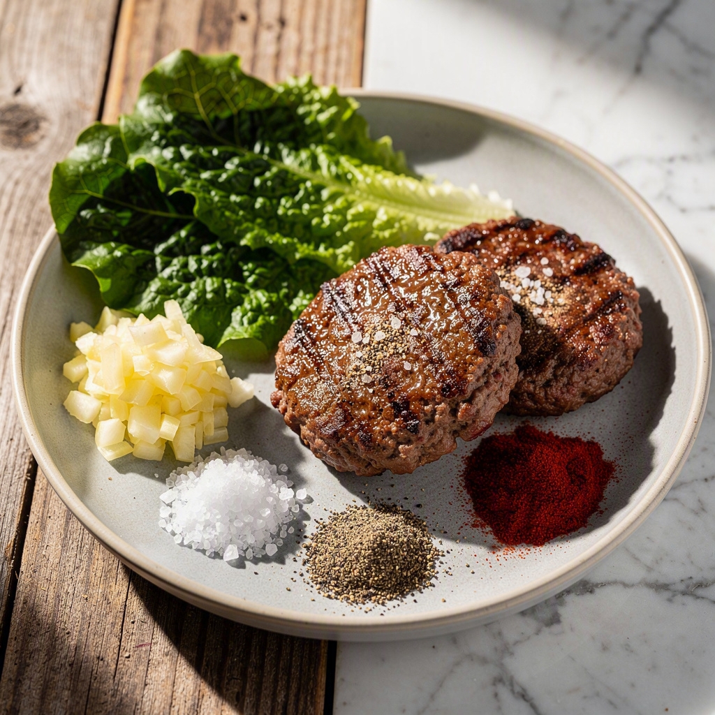 Lean Beef Burgers (Low-Carb & Paleo)