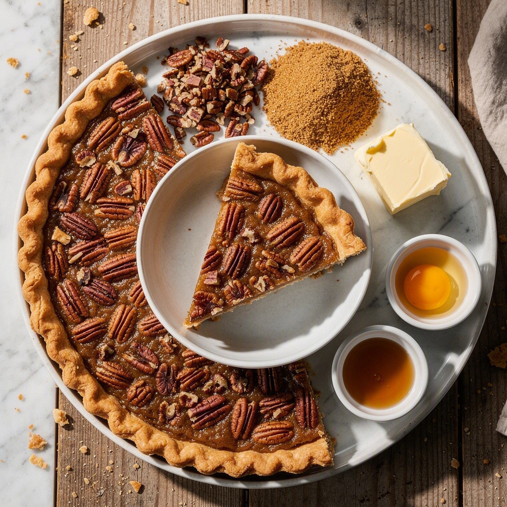 Easy Pecan Pie (No Corn Syrup)