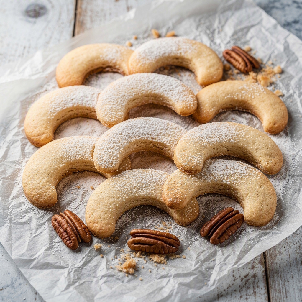 Almond Crescent Cookies