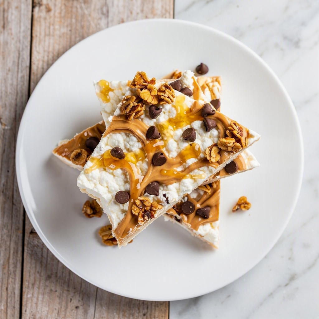 Frozen Cottage Cheese Bark