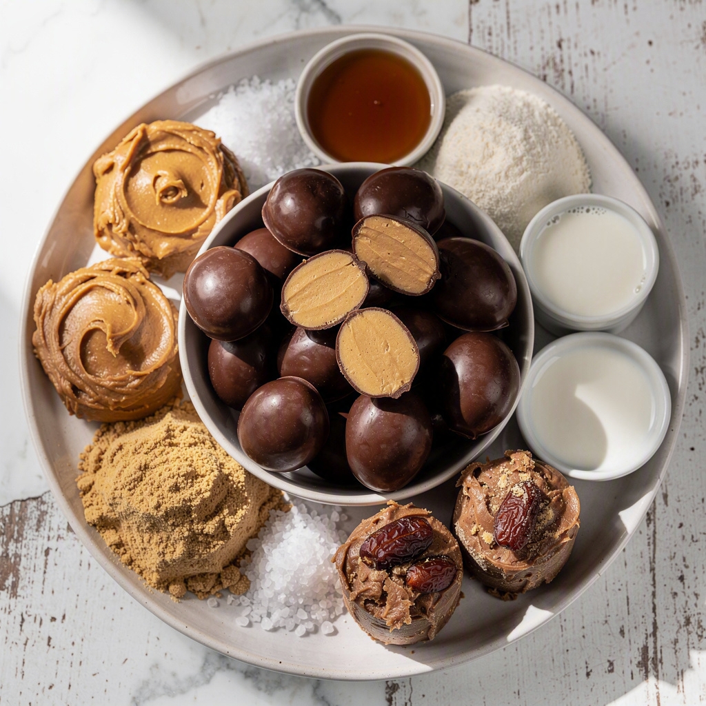Healthy Chocolate Peanut Butter Eggs