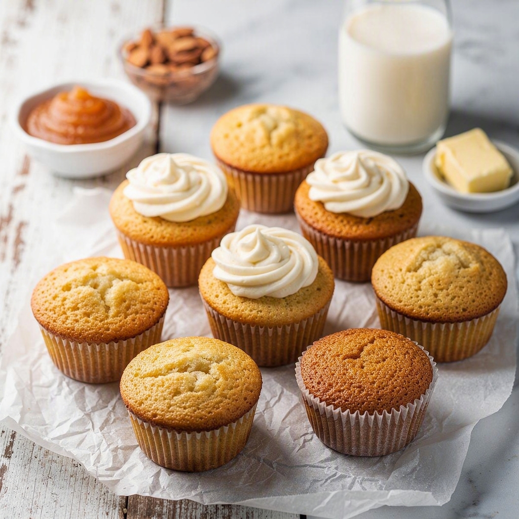 Healthy Vanilla Cupcakes