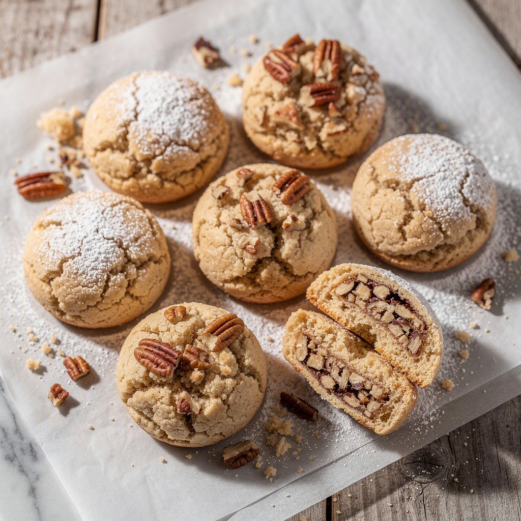 Healthy Snowball Cookies