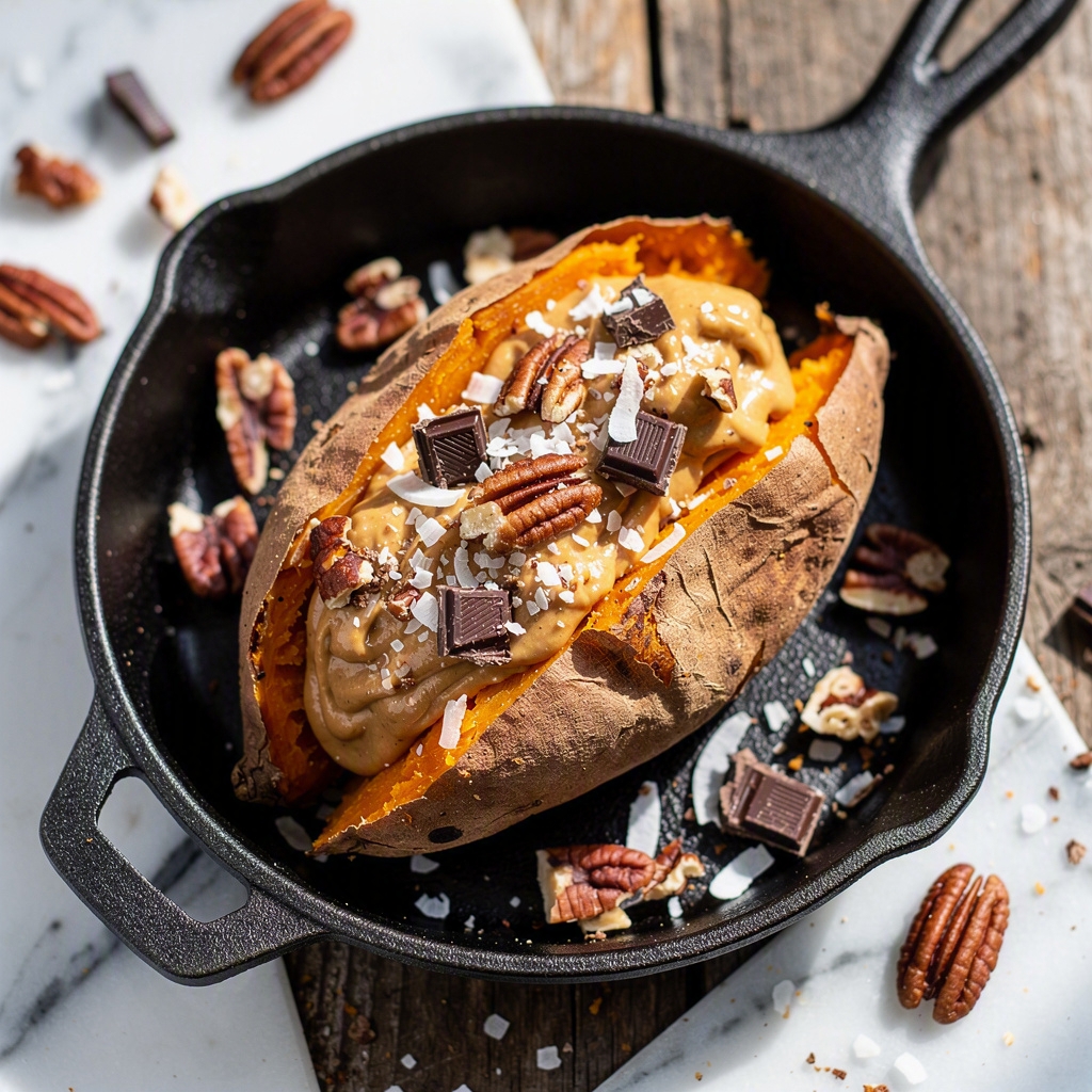 Dessert Baked Sweet Potato