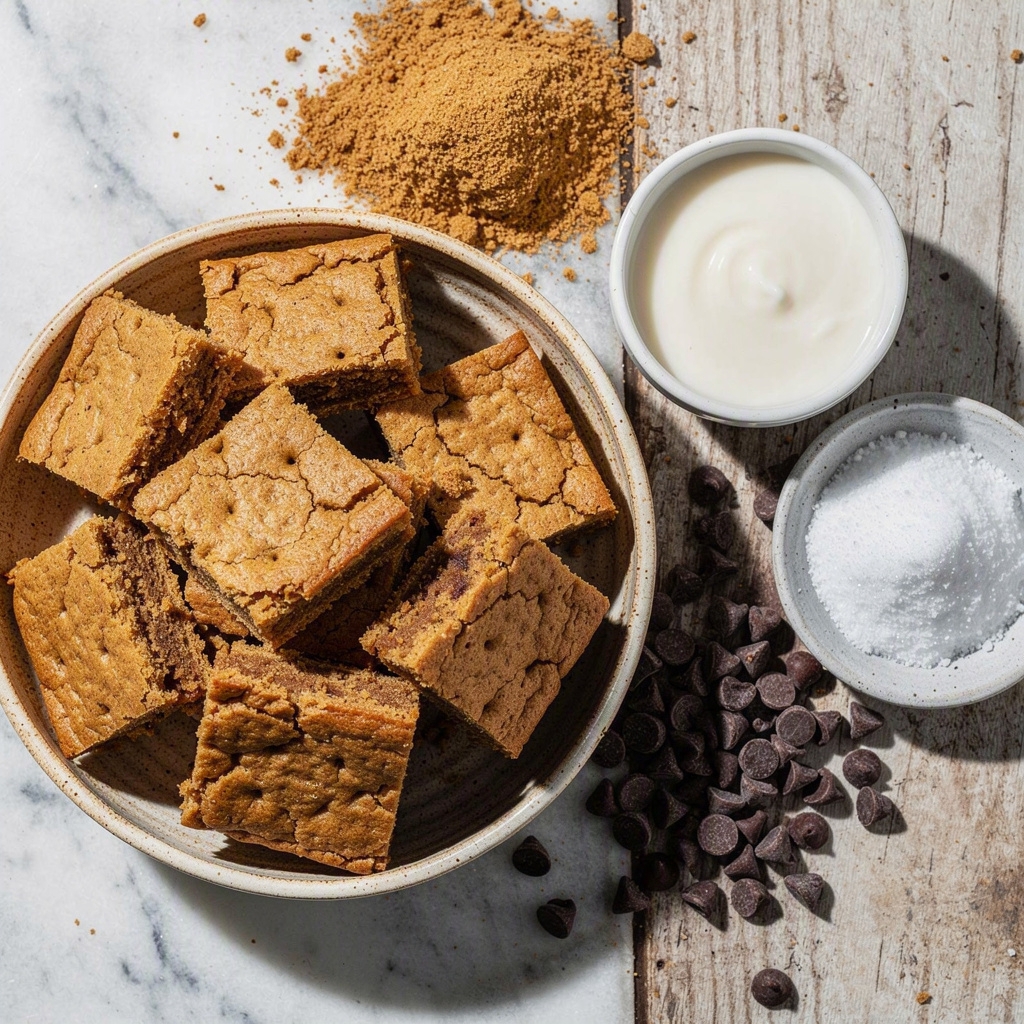 Graham Cracker Blondies