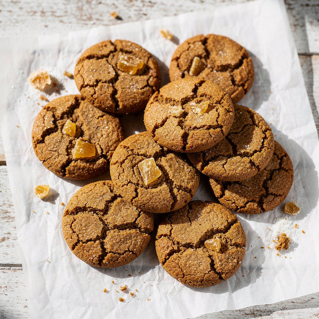 Gluten-Free Gingersnap Cookies
