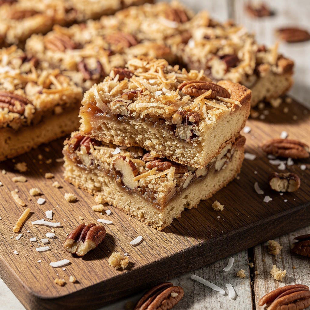 Healthier Magic Cookie Bars