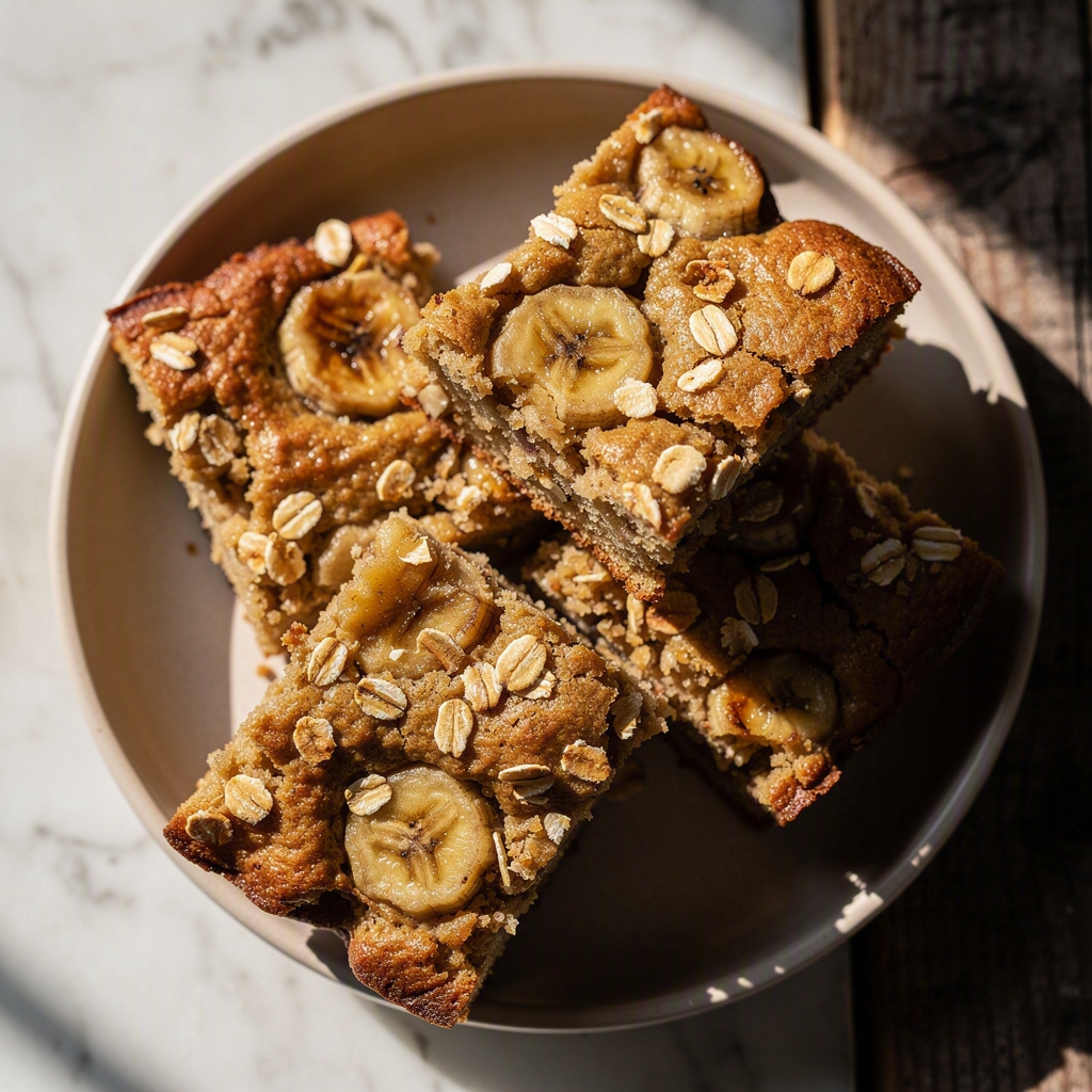 Banana Oatmeal Bars