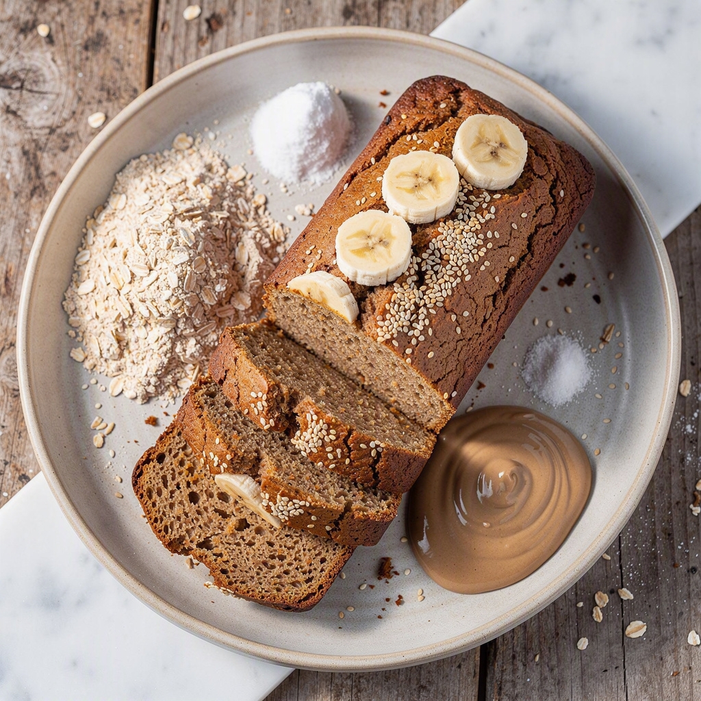 Tahini Banana Bread