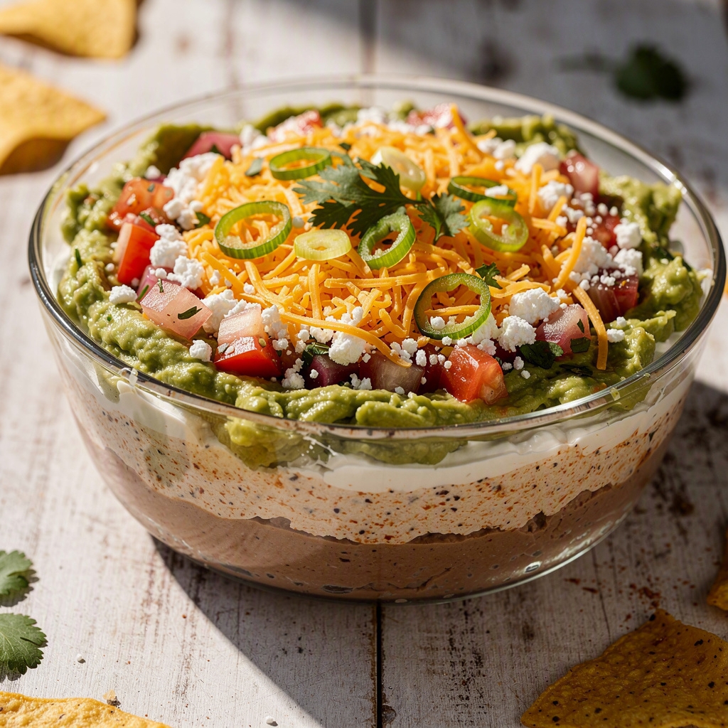 Healthy 7 Layer Dip