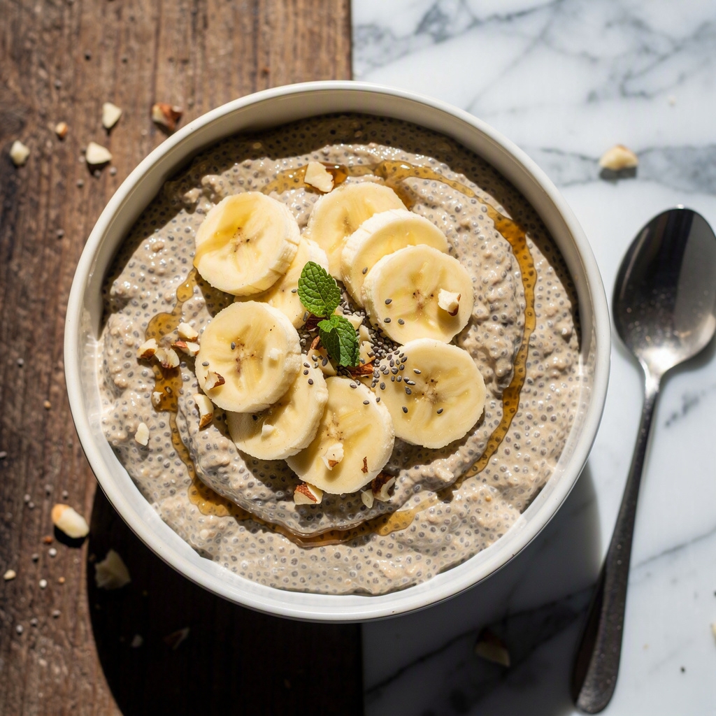 Banana Split Chia Seed Pudding