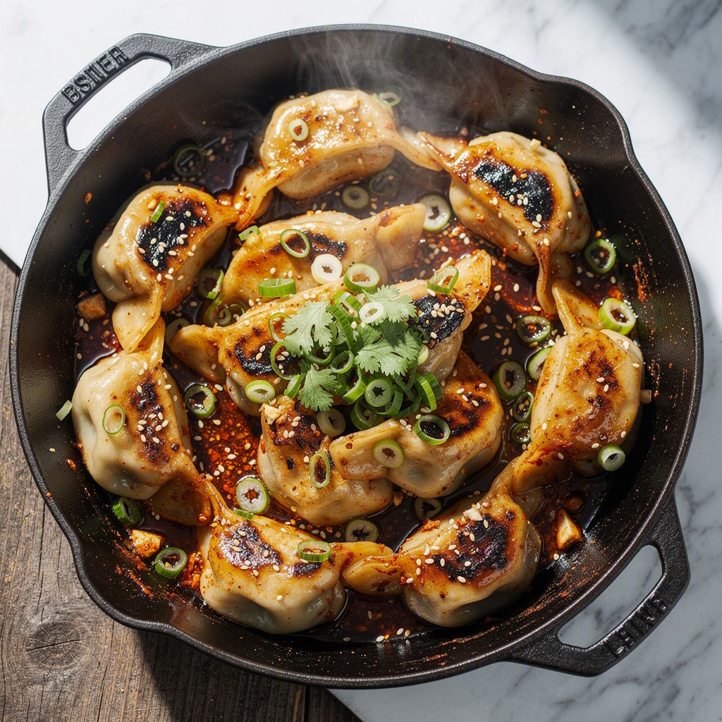 One Pan Dumplings (15-minute dinner!)