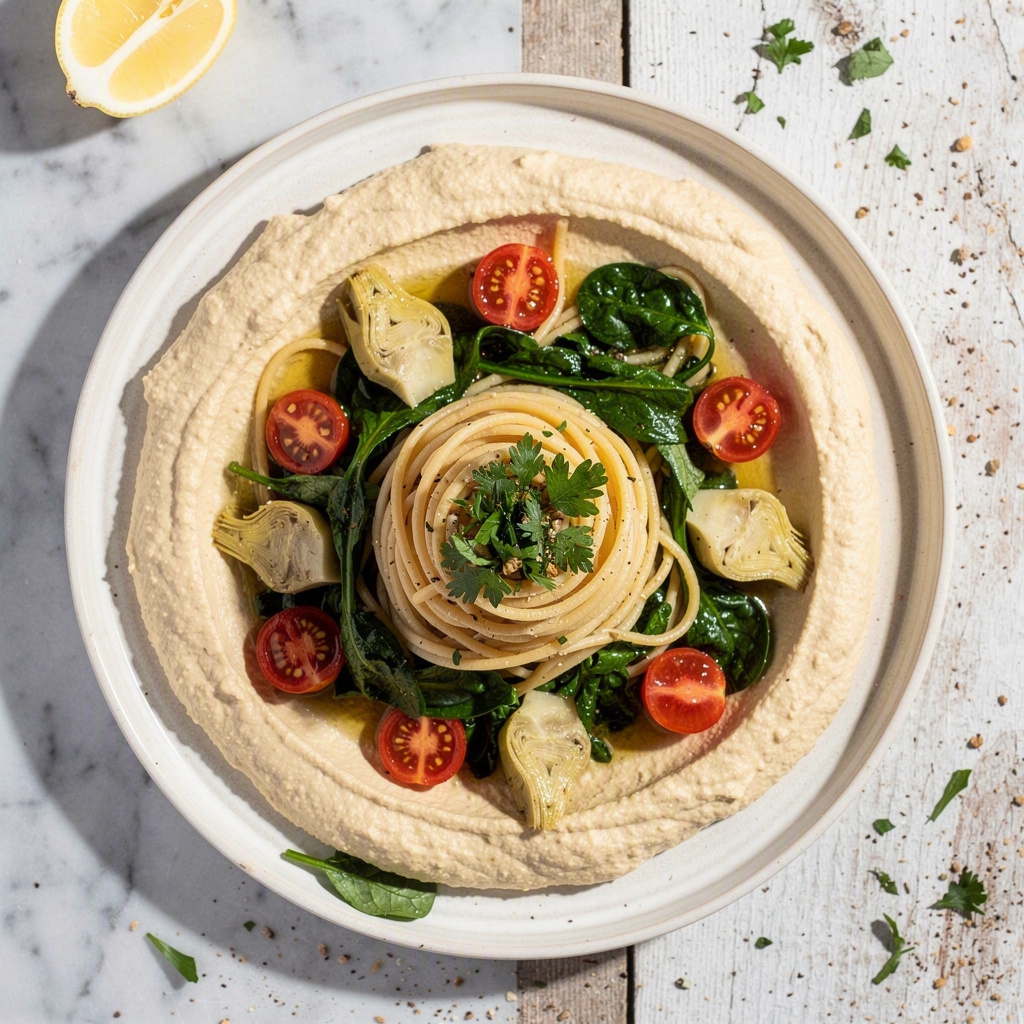 Creamy Hummus Pasta