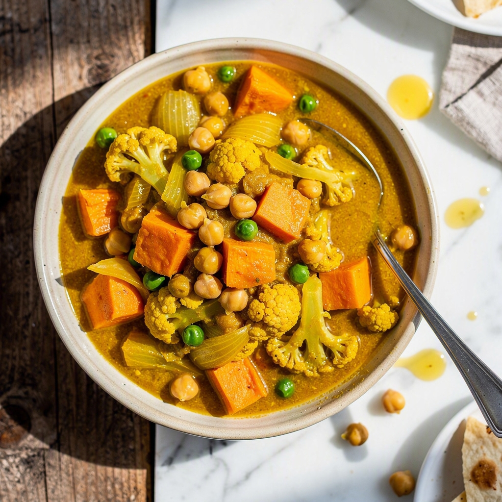 Easy One Pot Sweet Potato Chickpea Curry