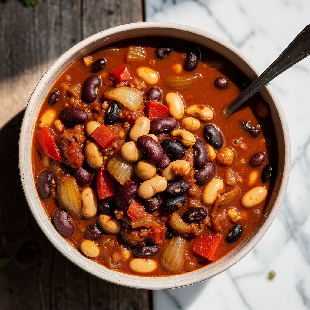Three Bean 20-Minute Chili (gluten-free!)