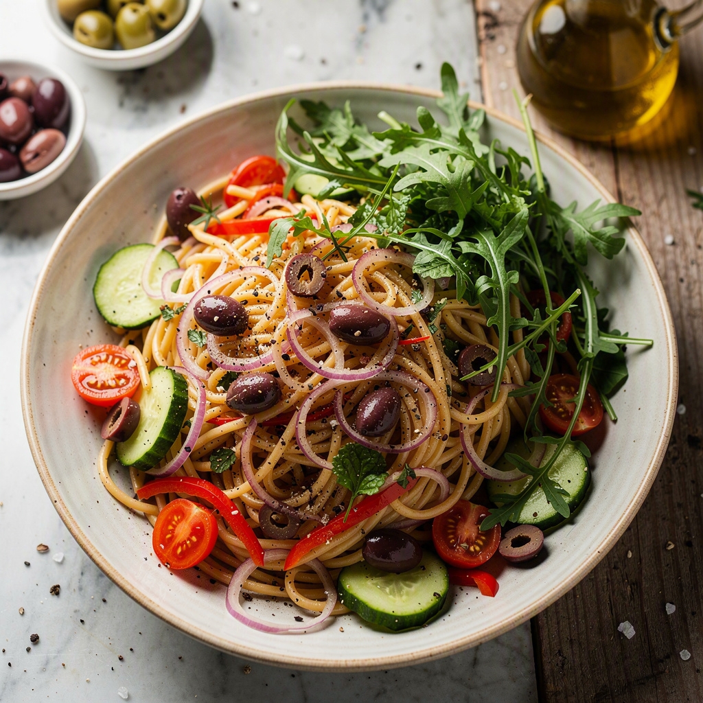 Healthy Pasta Salad (20-minutes!)