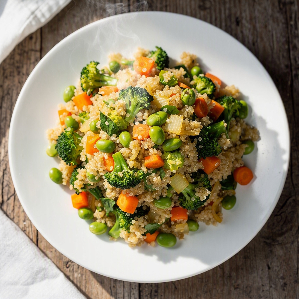 Healthy Quinoa Fried Rice (gluten-free!)
