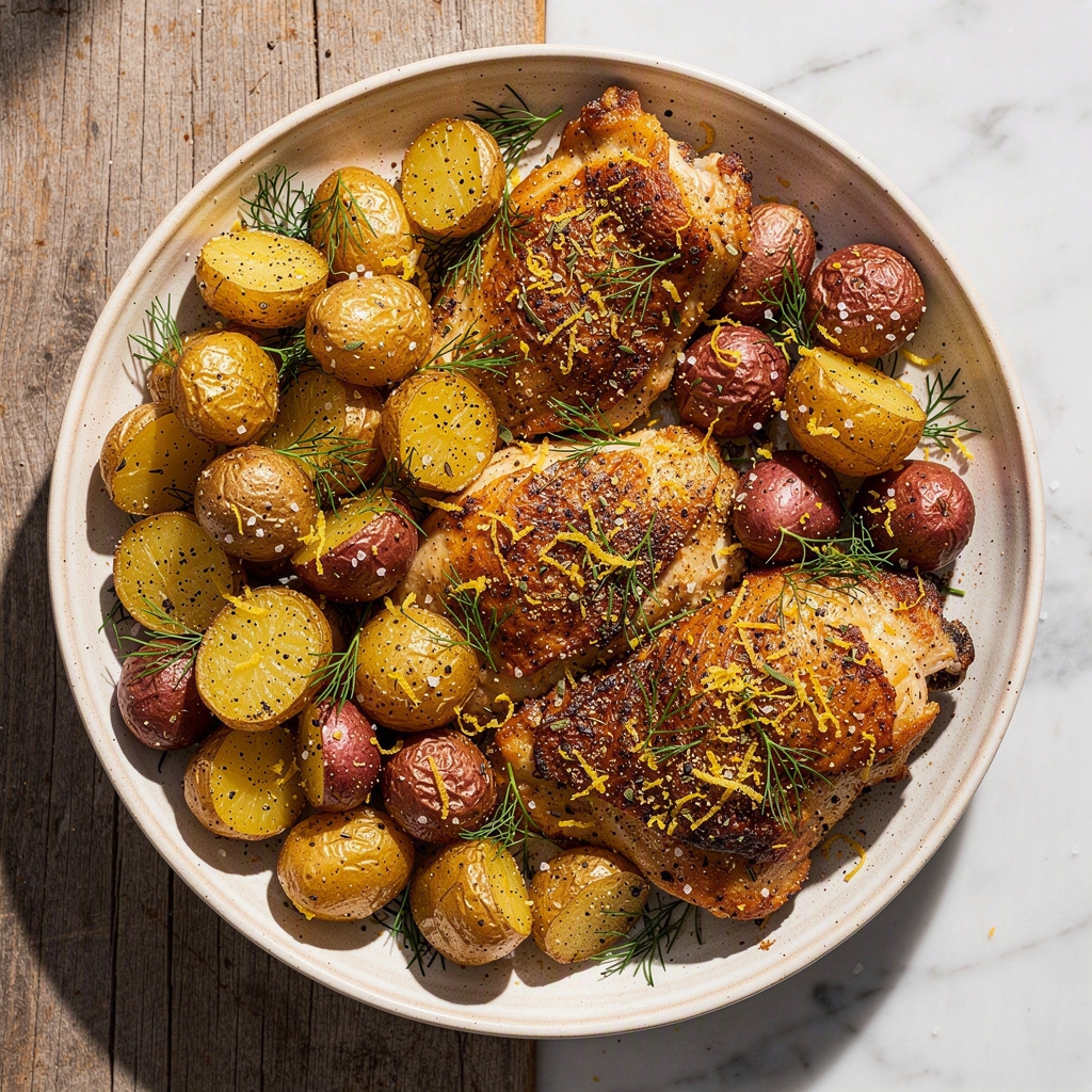 One Pan Chicken and Potatoes
