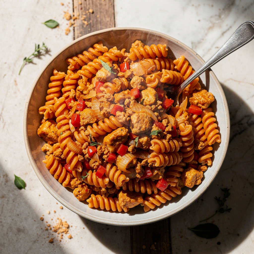 Chicken Enchilada Pasta