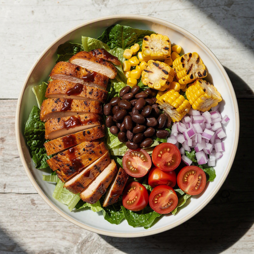 Healthy BBQ Chicken Salad Bowl