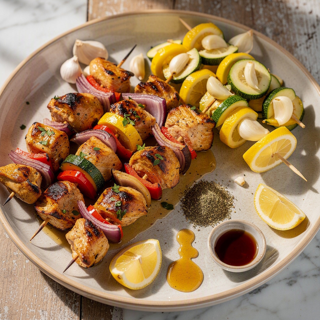 Grilled Chicken Kabobs