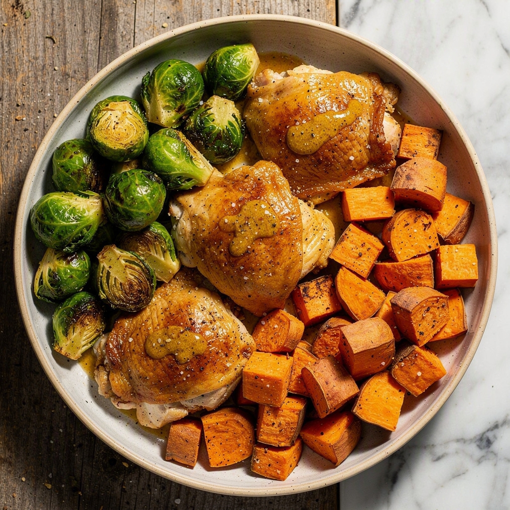 Honey Mustard Chicken Sheet Pan Meal