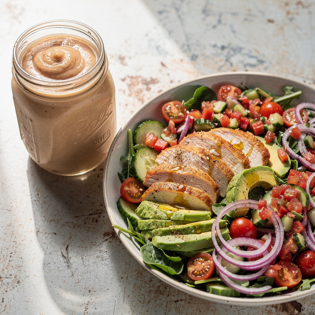 Chicken Avocado Club Mason Jar Salad