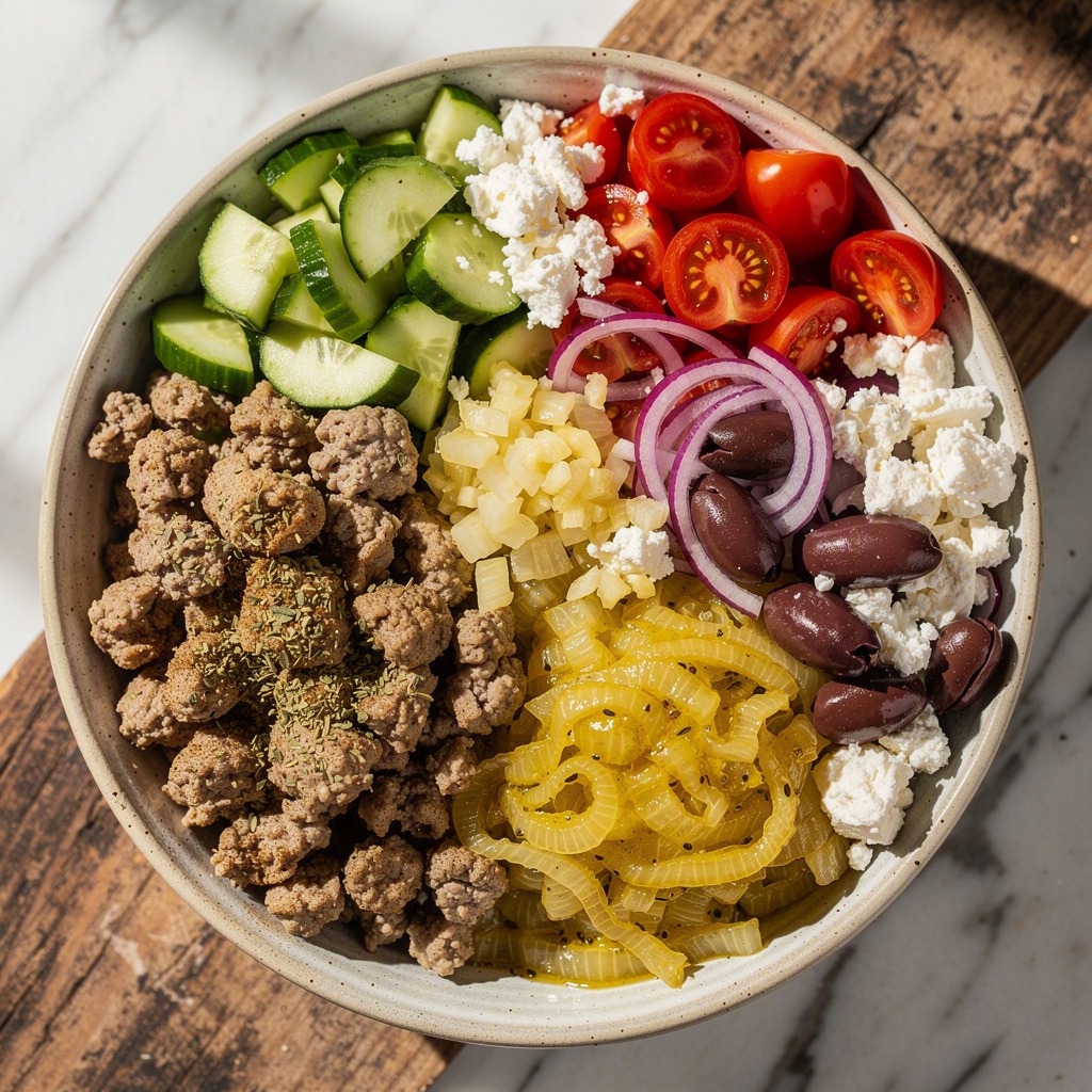 Ground Turkey Greek Bowls