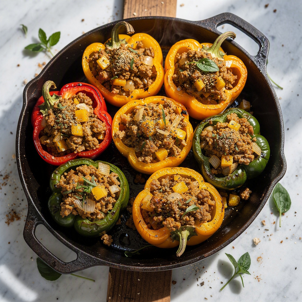 Turkey Stuffed Peppers