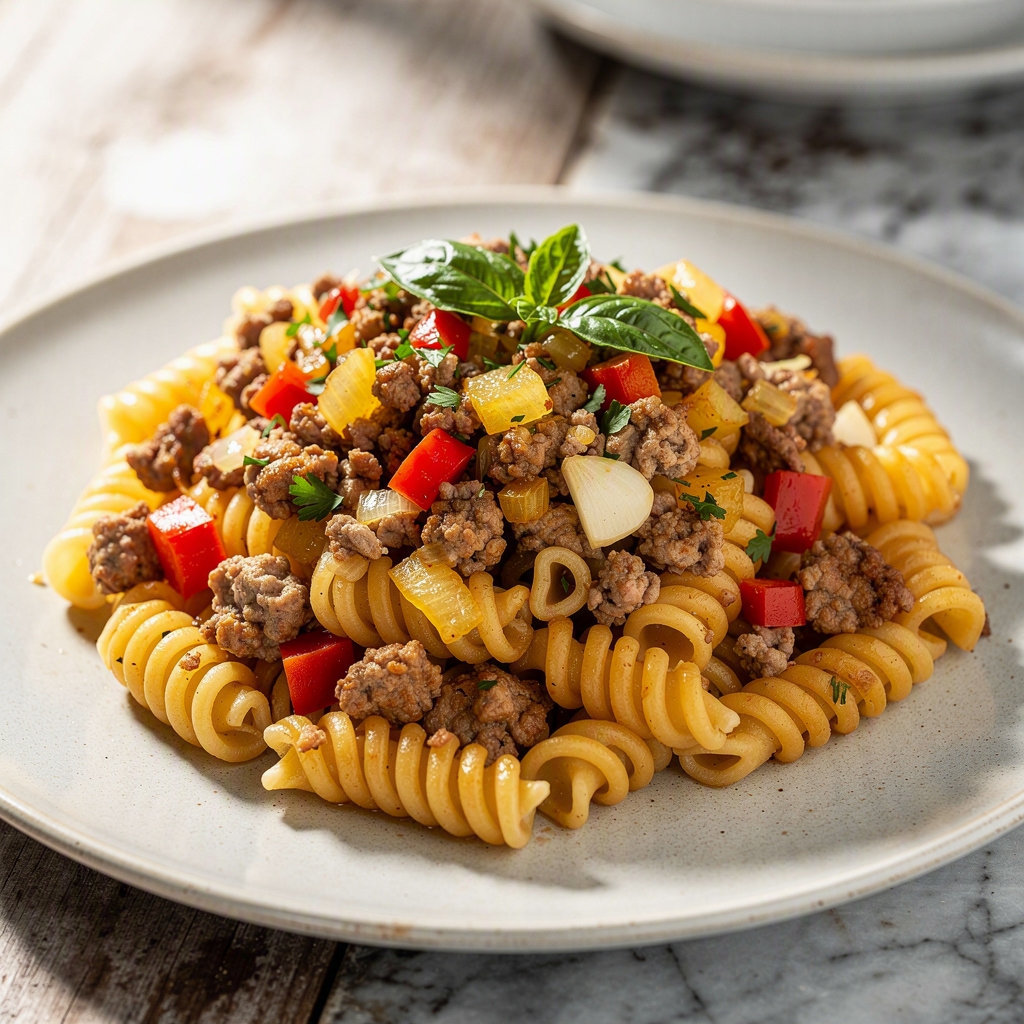 Ground Turkey Pasta