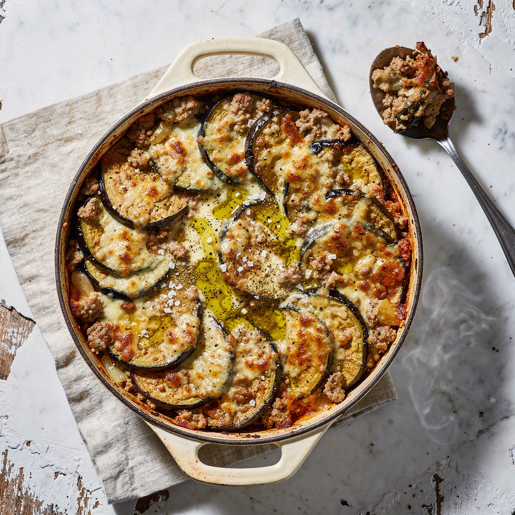 Turkey Eggplant Casserole