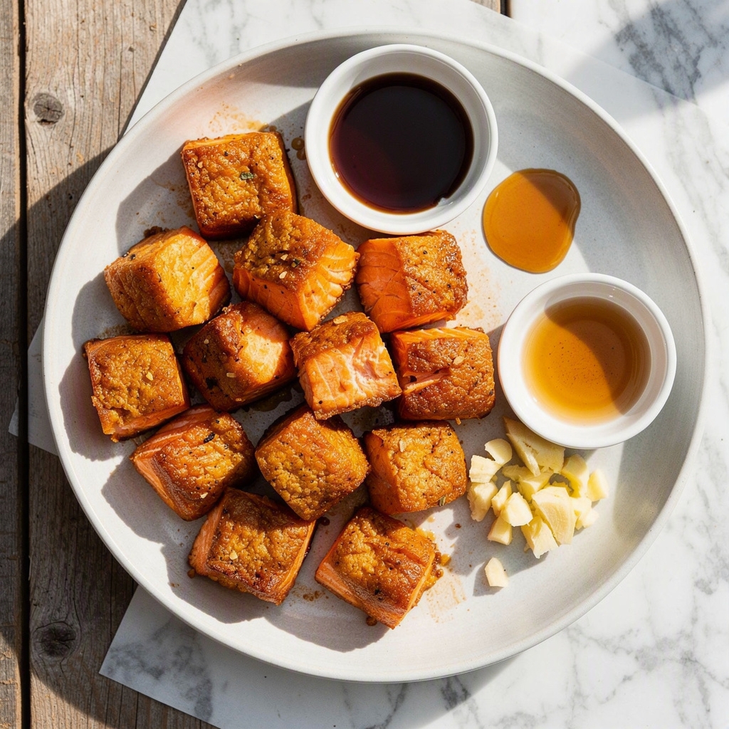 Crispy Air Fryer Salmon Bites