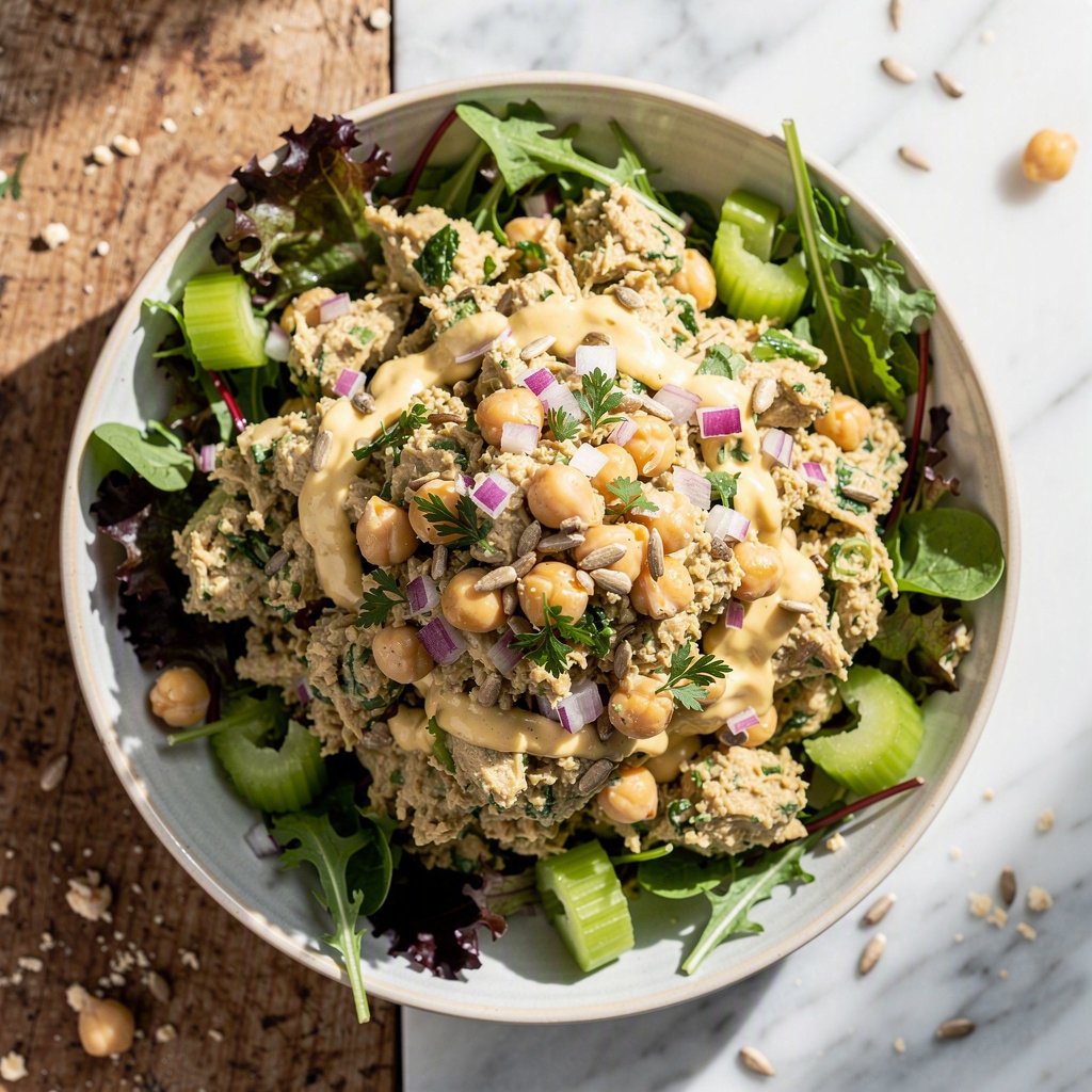 Classic Chickpea Tuna Salad