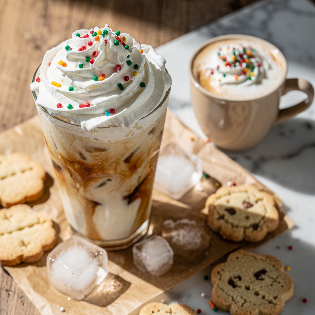 Iced Sugar Cookie Latte (Starbucks Copycat)