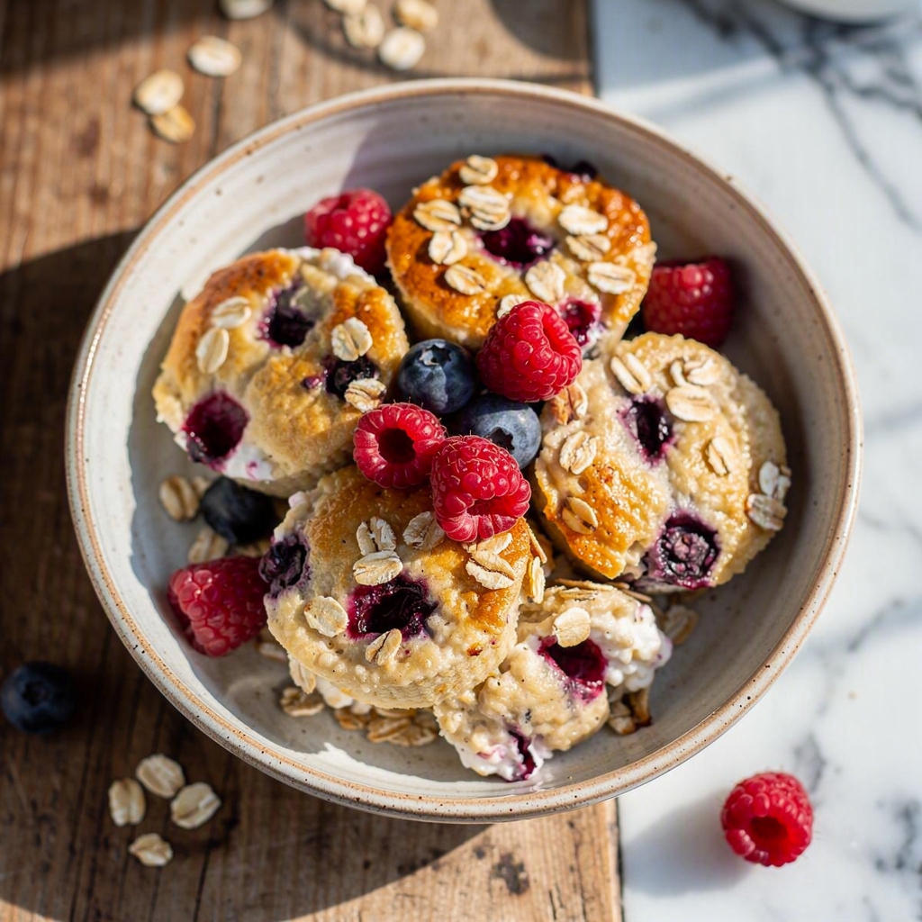 Cottage Cheese Oatmeal Cups