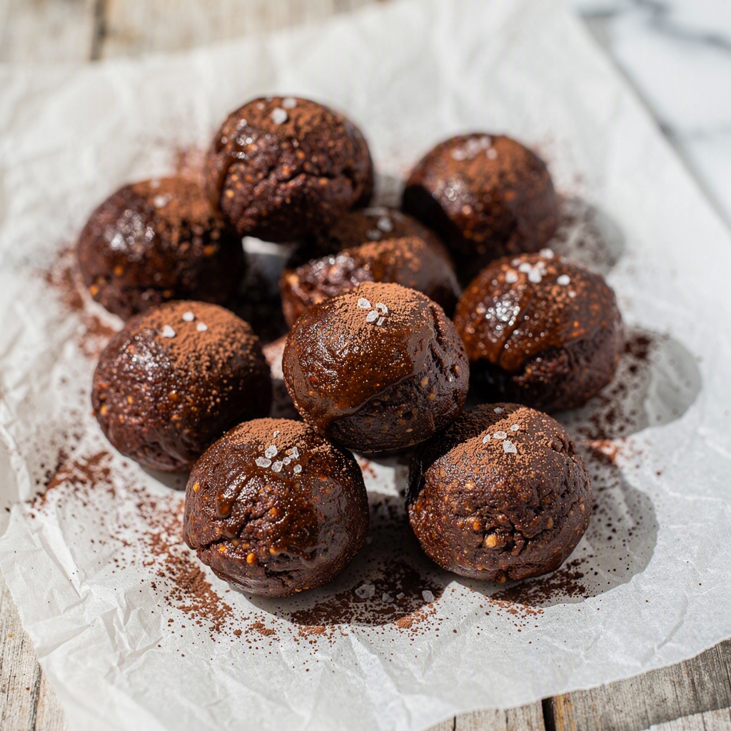 Salted Chocolate Protein Balls