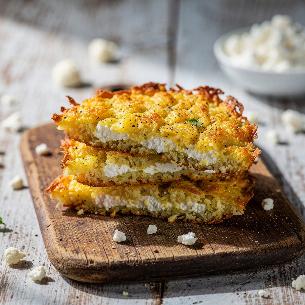 Cottage Cheese Cauliflower Thins