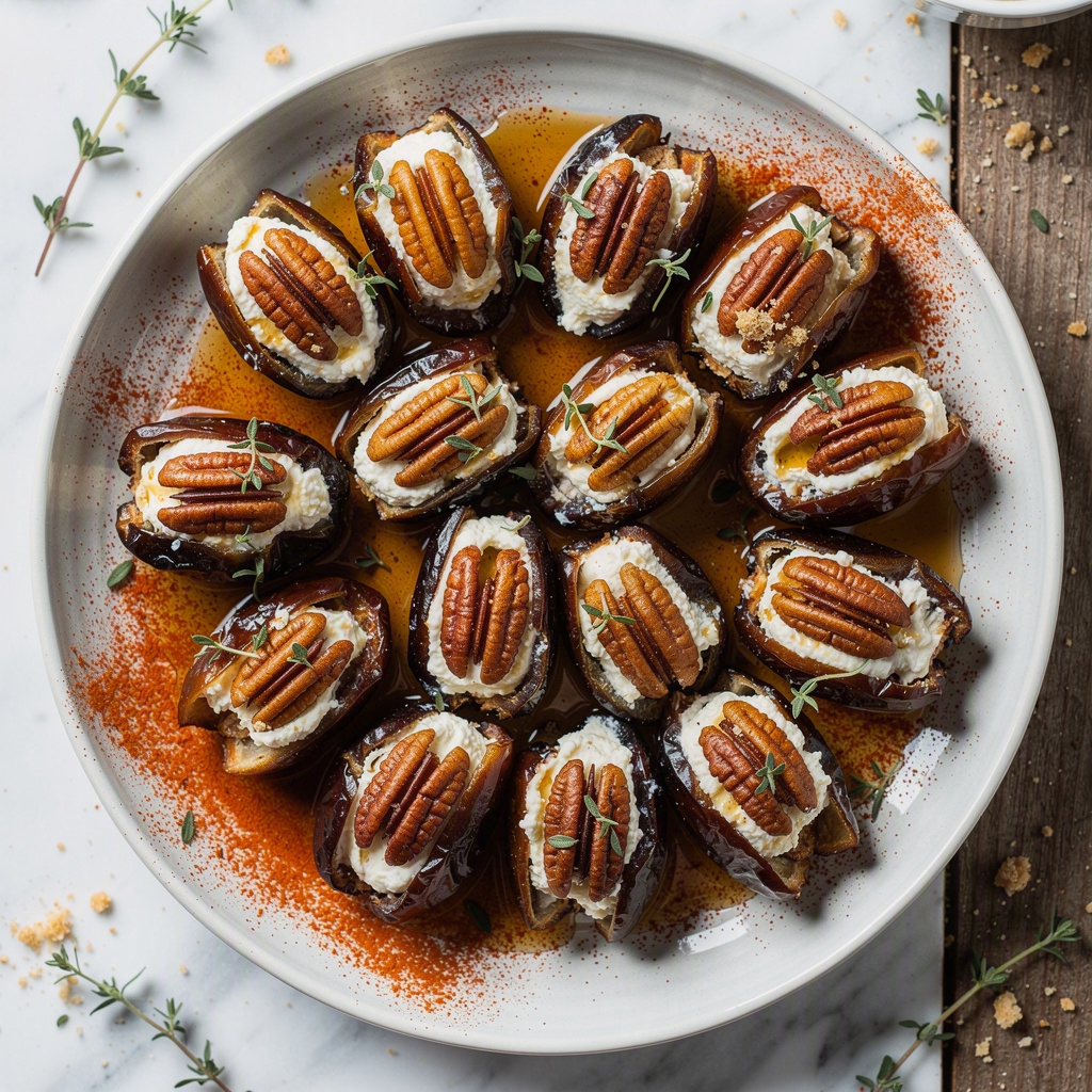 Goat Cheese Stuffed Dates