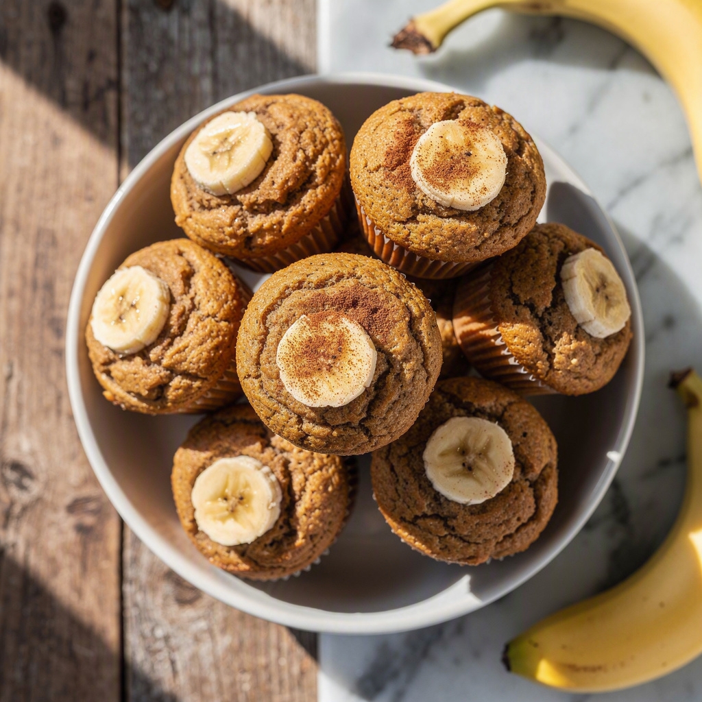 Healthy Banana Muffins