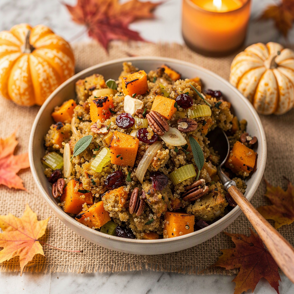 Butternut Squash Quinoa Stuffing