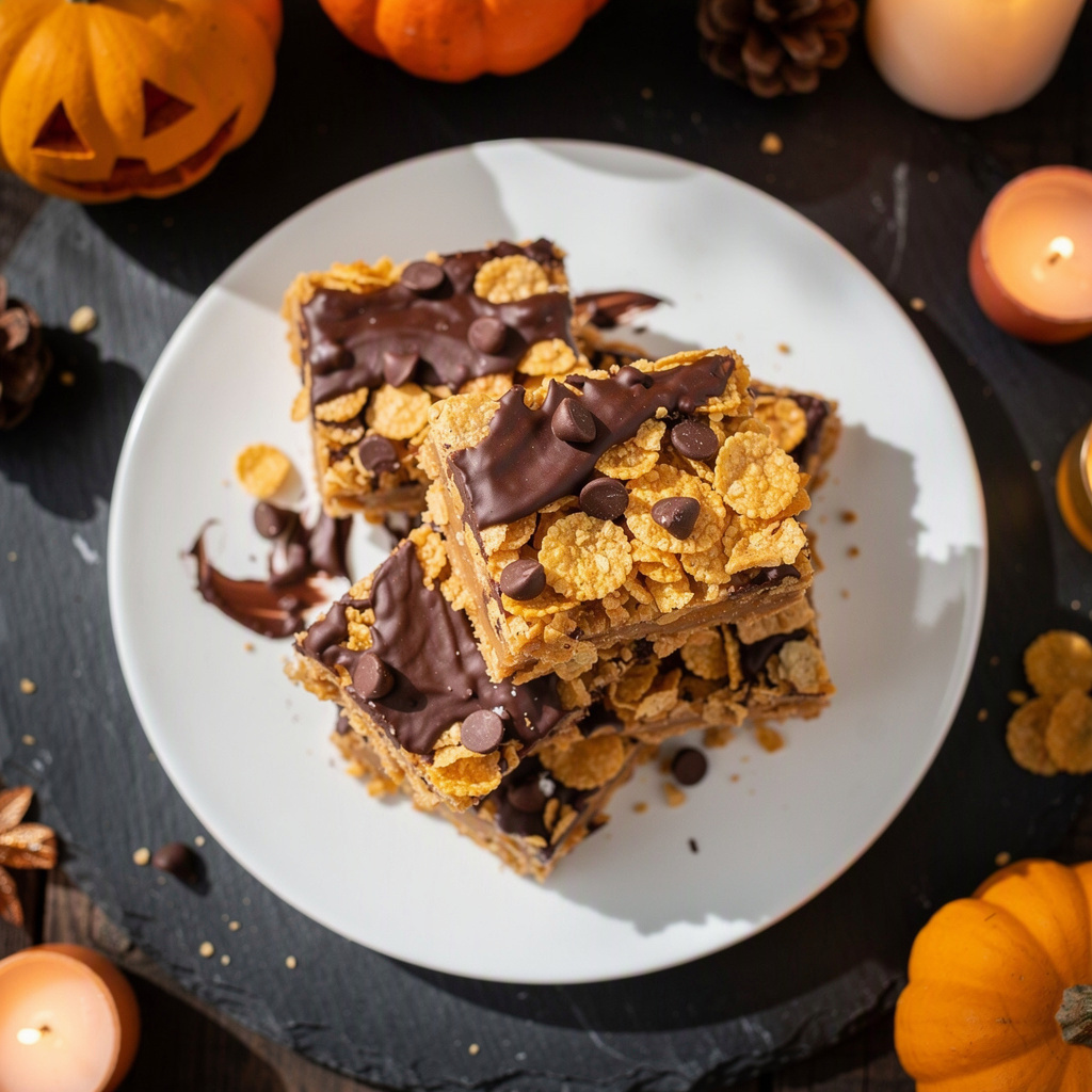 Crispy Peanut Butter Crunch Bars